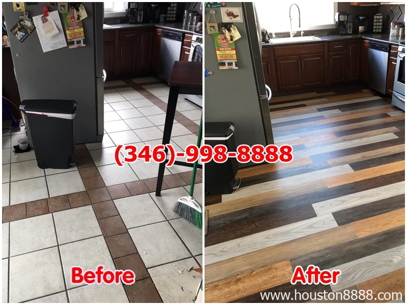 Hình ảnh lót sàn gỗ remodeling nhà và cơ sở thương mại Houston